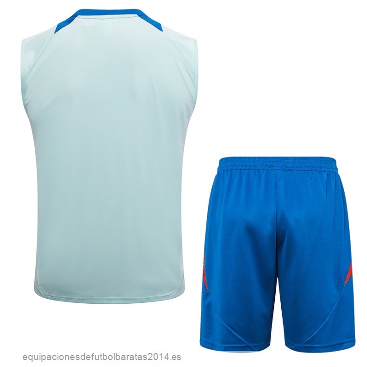 Nuevo Entrenamiento Sin Mangas Conjunto Completo Argentina 2024 Azul Baratas